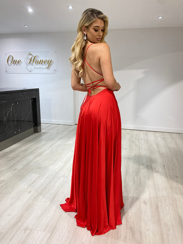 Red Dresses Online at One Honey Boutique